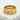 Furinkazan Samurai Kanji Ring, gold vermeil product photo on stone