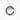 Hammered Enso Circle Pendant, polished silver, product photo on white background