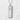Do Kanji Bar Pendant, polished silver, front view on textured wall