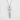 Japanese chopsticks pendant, polished silver, front view on textured stone