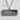 I Love Japan Pendant, polished silver finish, front view