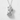 Maneki Neko Coin Pendant, polished, front view on white