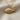 Lucky Fish Pendant in gold vermeil on fabric