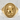 Maneki Neko signet ring, gold vermeil finish, front view