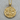 Flat lay view of the handcrafted 925 sterling silver Holy Trinity pendant resting beautifully on a natural wood slice