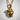 Arrow Anatomical Heart Pendant, gold vermeil, front view