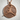 Slam Dunk Pendant, rose plated silver, front product view