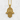 Close-up of the 925 sterling silver Hamsa hand pendant with gold vermeil finish, displaying intricate sacred geometry.