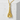 Tokyo Tower Kanji Pendant in gold vermeil, front product photo against stone