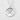 Heaven Kanji Medallion Pendant, polished silver finish, front view