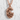 Cresting Great Wave Pendant in rose gold, front view