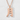 Kanji Moon Pendant, rose gold, front view