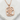 Kanji Love Pendant, rose gold, front view display