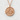 Kokoro Kanji Pendant in rose plated silver, product photo