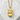 Spam Musubi Pendant, gold vermeil finish, front view on white stone