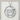 Rising Sun Torii Gate Pendant, polished, front view on display pedestal