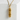 Yakitori Skewer Pendant, gold vermeil, product view on stone block