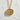 Bento Box Pendant, gold vermeil, front view