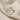 INRI Jesus Cross Ring, polished silver, front view on linen