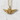 Gold vermeil senior aviator wings pendant hanging against a rustic textured white plaster wall background