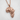 Africa Map Lion Pendant, rose gold, product photo on white stone