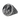 Front view of the Silver Christian Shepherd Ring featuring a detailed relief of Jesus holding a lamb, set on a slate stone.