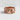Viking Axe Skull Ring, rose gold plated, front angled view