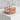 Knight Crown Ring, rose gold, product view on concrete block