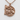 Bull Moose Pendant, rose gold, front view