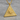 Masonic Eye of Providence Pendant, gold vermeil, product photo on stone surface