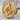 Masonic Letter G Lapel Pin, gold vermeil, product photo on stone