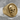 Memento Mori Masonic Skull Ring, gold vermeil, product photo on stone