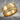 Audi Vide Tace Masonic Ring, gold vermeil finish, angled product photo