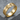 Labor Et Honor Masonic Ring, gold vermeil, three-quarter product view