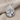 Birth Flower Bouquet Medallion Pendant, polished silver product photo
