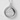 Dragon Trinity Knot Pendant, polished silver, front view