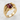 Double Dragon Claw Ring, gold vermeil, front view on textured surface