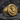 Fouled Anchor Ring, gold vermeil, product photo angled on stone