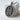 St. Christopher Medal Pendant, oxidized silver, product view