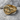 Cracked North Star Signet Ring, gold vermeil, angled view