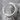 Fissured Brutalist Hoop Earring, polished silver, angled product view on stone