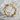 Combined Male and Female Lovers Ring, gold vermeil, product photo on stone