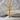 Rope Bound Cross Pendant, gold vermeil, product photo on stone