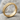Dragon Scale Band Ring, gold vermeil, product photo on stone