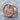 Sacred Heart Jesus Ring in rose gold, front angled view on stone