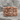 Twelve Apostles Last Supper Ring, rose gold, front view on stone