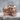 Jaw Bite Ring, rose gold, product photo on stone