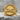 Army Star Ring, gold vermeil, product view on stone