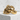 Interlocking holding hands ring in gold vermeil, front view