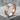 Define Yourself Band Ring, polished silver, angled studio shot on stone